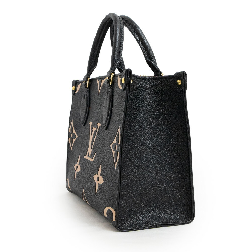 Louis Vuitton Go Shoulder Black the Crossbody PM Leather On Empreinte - Picture 5 of 10